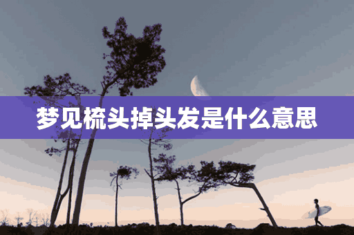 梦见梳头掉头发是什么意思(梦见梳头掉头发是什么意思 周公解梦)